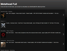Tablet Screenshot of metalheadfull.blogspot.com