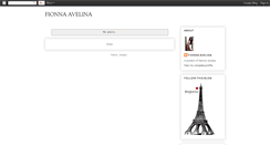 Desktop Screenshot of fionnavelina.blogspot.com