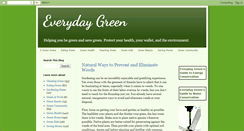 Desktop Screenshot of everyday-green.blogspot.com