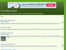 Tablet Screenshot of everyday-green.blogspot.com