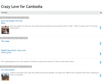 Tablet Screenshot of crazylovecambodia.blogspot.com
