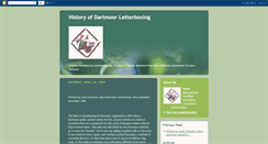 Desktop Screenshot of dartmoorhistory.blogspot.com