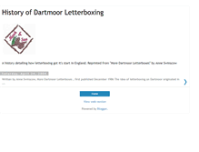 Tablet Screenshot of dartmoorhistory.blogspot.com