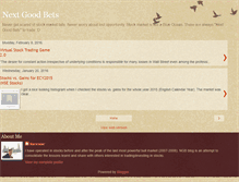 Tablet Screenshot of nextgoodbets.blogspot.com