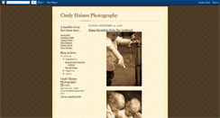 Desktop Screenshot of cindyhainesphotography.blogspot.com