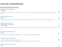 Tablet Screenshot of achasincontaminacion.blogspot.com