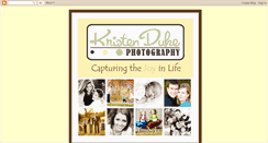 Desktop Screenshot of kristendukephotography.blogspot.com
