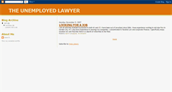 Desktop Screenshot of joblesslawyer.blogspot.com
