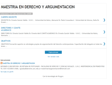 Tablet Screenshot of maestriaenderechoyargumentacion.blogspot.com