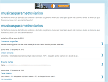 Tablet Screenshot of musicasparametroviarios.blogspot.com