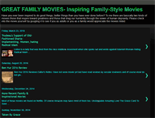 Tablet Screenshot of great-family-movies.blogspot.com