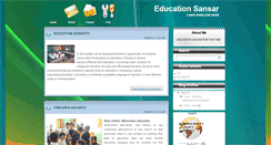 Desktop Screenshot of education-educationsansar.blogspot.com