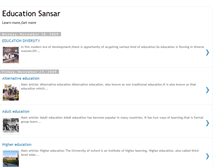 Tablet Screenshot of education-educationsansar.blogspot.com