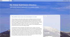 Desktop Screenshot of myartsubmit.blogspot.com