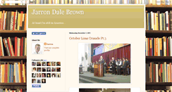 Desktop Screenshot of jarronbrown.blogspot.com