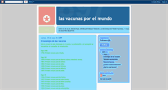 Desktop Screenshot of lasvacunasporelmundo.blogspot.com