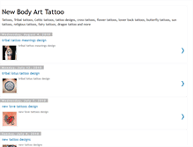 Tablet Screenshot of new-body-art-tattoo.blogspot.com