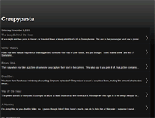 Tablet Screenshot of creepypasta.blogspot.com