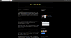 Desktop Screenshot of deivilicious.blogspot.com