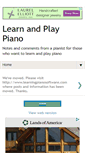 Mobile Screenshot of learnandplaypiano.blogspot.com