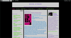 Desktop Screenshot of bookjunkiereviews.blogspot.com