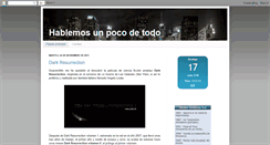 Desktop Screenshot of hablemosunpocodetodo.blogspot.com