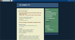 Desktop Screenshot of losangeles411.blogspot.com