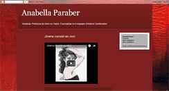 Desktop Screenshot of anabellaparaber.blogspot.com