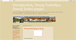 Desktop Screenshot of dwergteckel.blogspot.com