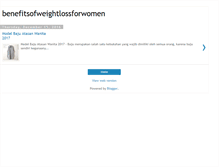 Tablet Screenshot of benefitsofweightlossforwomen.blogspot.com