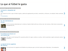 Tablet Screenshot of loquealfutbollegusta.blogspot.com