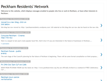 Tablet Screenshot of peckhamresidentsnetwork.blogspot.com