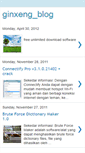 Mobile Screenshot of ginxeng.blogspot.com