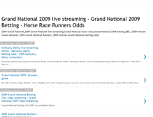 Tablet Screenshot of grandnational2009livestreaming.blogspot.com