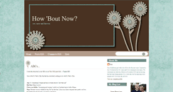 Desktop Screenshot of howboutnowsara.blogspot.com