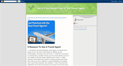 Desktop Screenshot of freetravelagentquote.blogspot.com