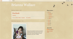 Desktop Screenshot of briannawallace.blogspot.com