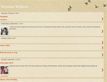 Tablet Screenshot of briannawallace.blogspot.com