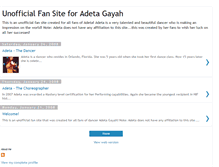 Tablet Screenshot of adetafans.blogspot.com