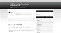 Desktop Screenshot of highpayingtips.blogspot.com