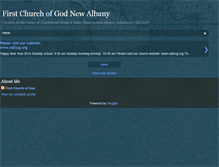 Tablet Screenshot of newalbanyfcg.blogspot.com