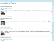 Tablet Screenshot of 4monthsinrome.blogspot.com