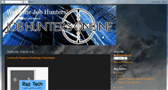 Desktop Screenshot of jobhuntersonline.blogspot.com