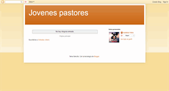 Desktop Screenshot of jovenespastores.blogspot.com