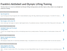 Tablet Screenshot of franklinskbtrainingblog.blogspot.com