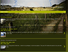 Tablet Screenshot of elespiritudelcamino.blogspot.com