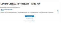 Tablet Screenshot of cosplayvenezuela.blogspot.com