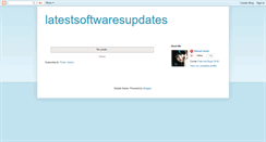 Desktop Screenshot of latestsoftwaresupdates.blogspot.com