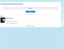 Tablet Screenshot of latestsoftwaresupdates.blogspot.com