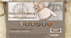 Desktop Screenshot of christinesbeadworks.blogspot.com